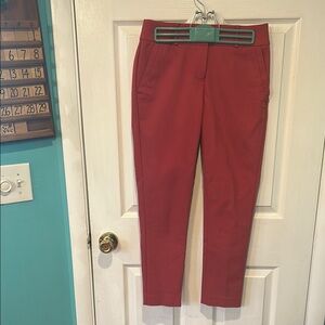 LOFT Pink Ankle Cropped Pants